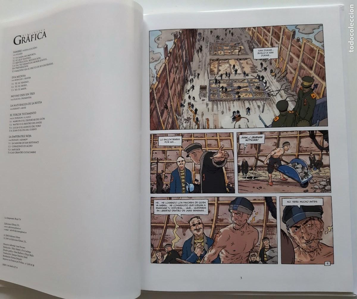 C&oacute;mics: 2 LIBROS LA EMPERATRIZ ROJA : IMPUROS + LAS GRANDES CATACUMBAS - Foto 6