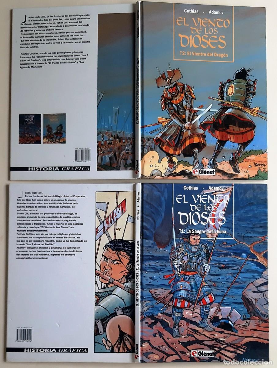C&oacute;mics: 2 LIBROS EL VIENTO DE LOS DIOSES : LA SANGRE DE LA LUNA + EL VIENTRE DEL DRAGON - Foto 6