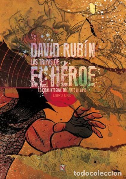 C&oacute;mics: LAS TRIPAS DEL HEROE. EDICION INTEGRAL DEL ARTE A LAPIZ LIBRO UNO (DAVID RUBIN) NINTH ED. IMPECABLE - Foto 1