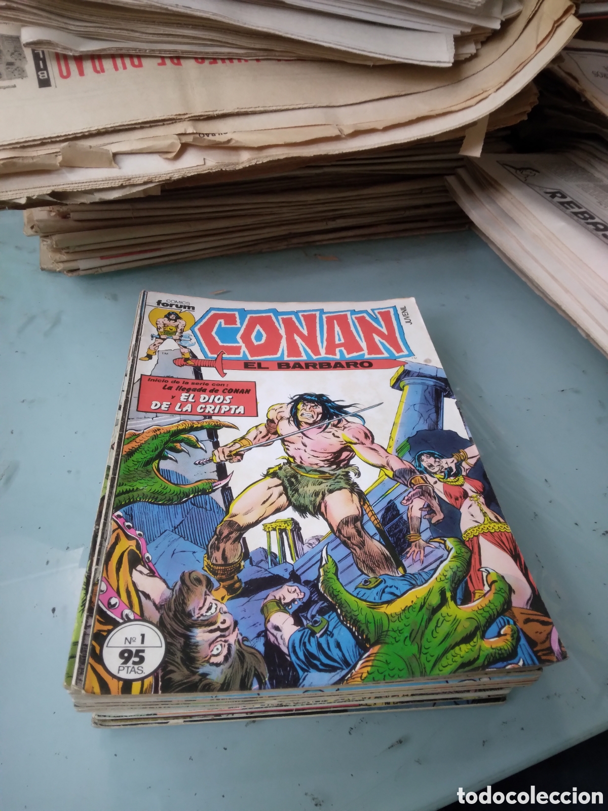 C&oacute;mics: Conan el barbaro,COMICS FORUM, 15 &euro;/unidad.Grapa 1A - Foto 1