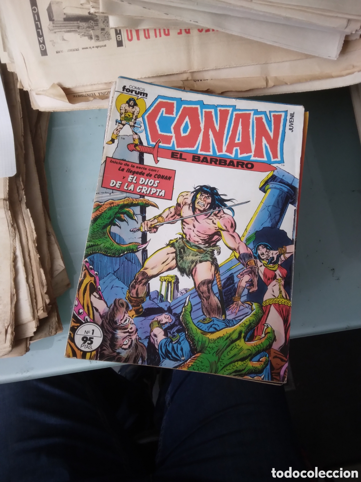 C&oacute;mics: Conan el barbaro, Comics Forum, 1 al 96, Grapa 1A - Foto 1