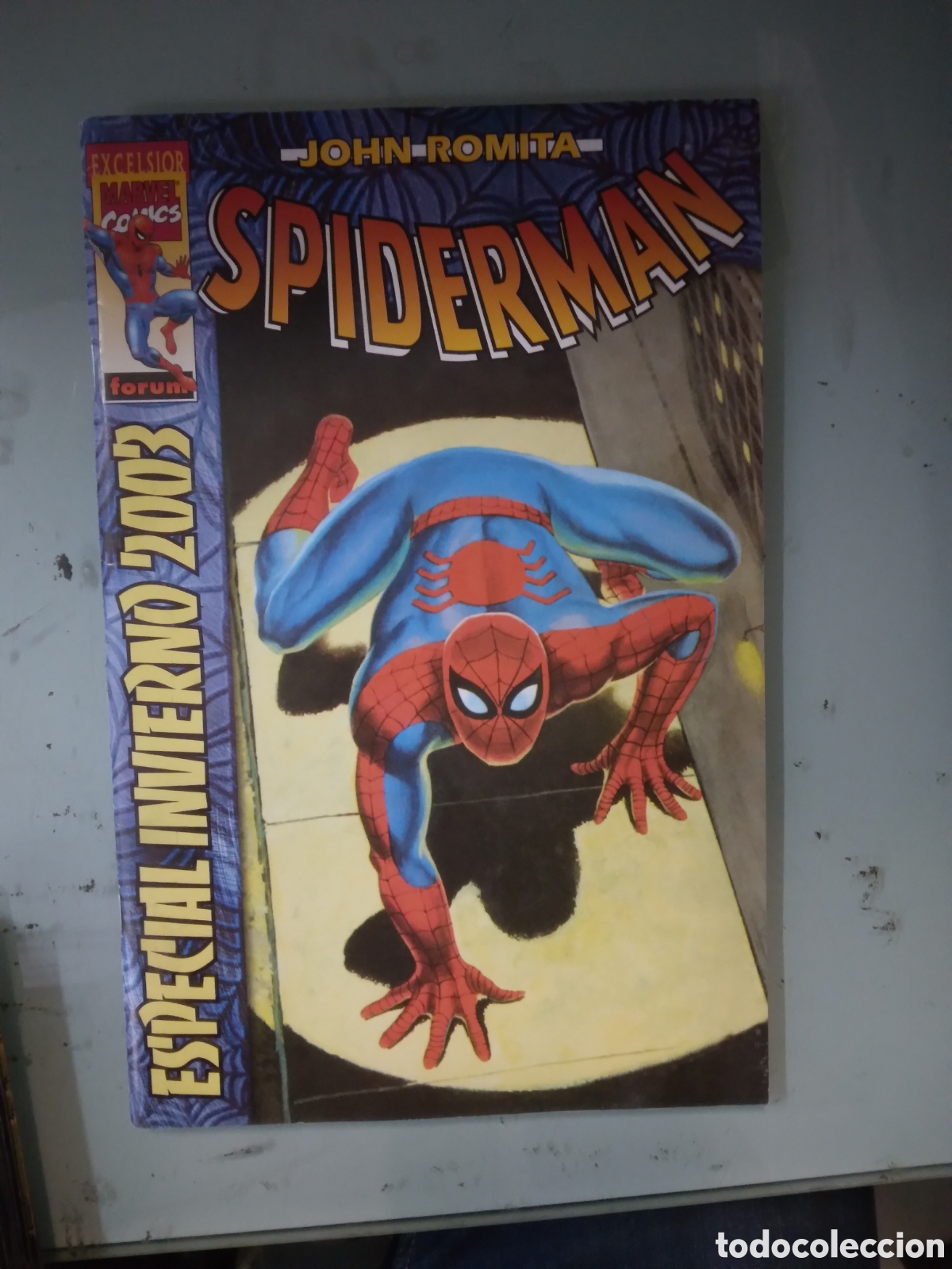 C&oacute;mics: John Romita, Spiderman, Excelsior Marvel comics,Invierno 2003,Grapa 1B - Foto 1