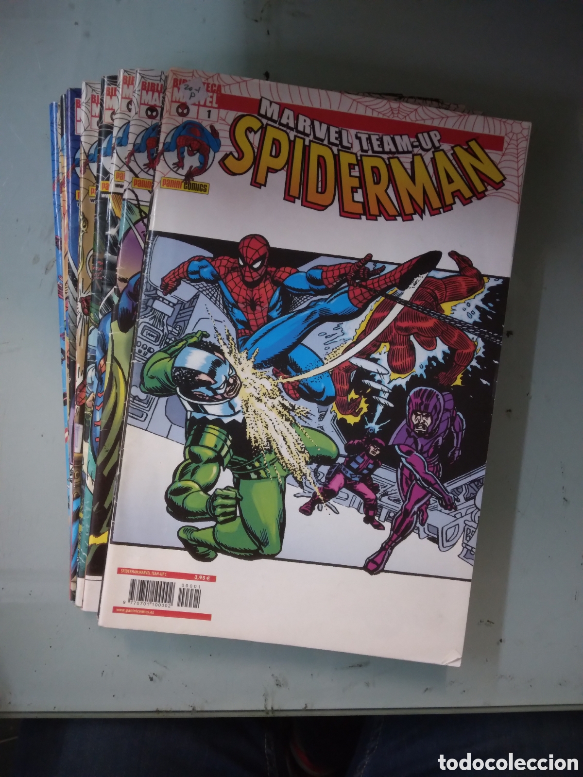 C&oacute;mics: Marvel Team up Spiderman, Panini Comics, Grapa 1B