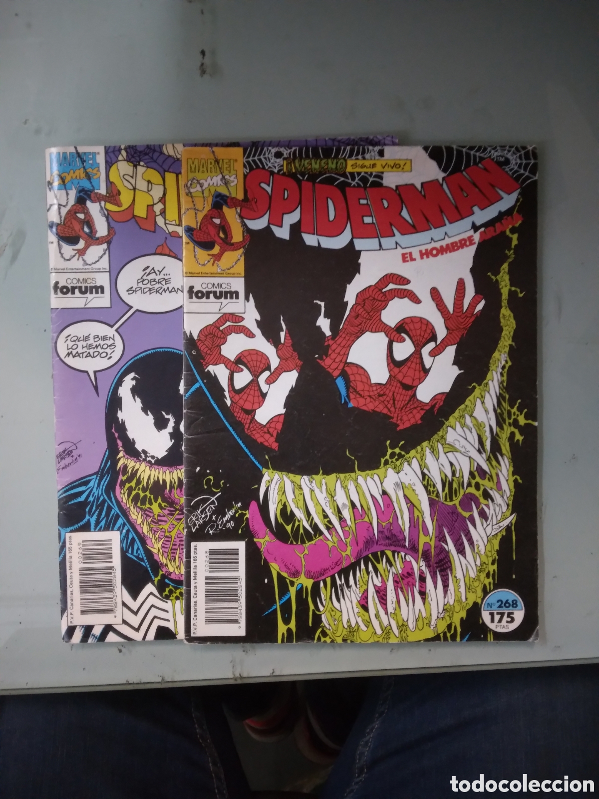 C&oacute;mics: Marvel Comics, Spiderman el hombre ara&ntilde;a Grapa 1B, 268 y 269 - Foto 1