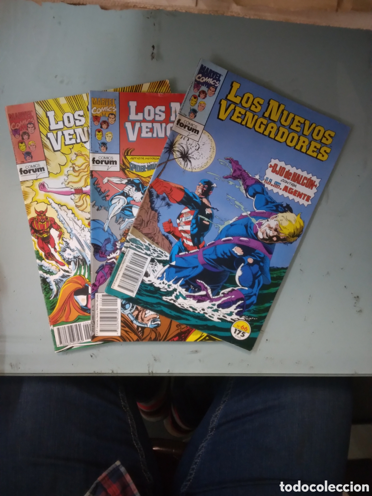 C&oacute;mics: Marvel Comics,.Comics Forum, Los nuevos vengadores,66,67 y 68, Grapa 1C - Foto 1