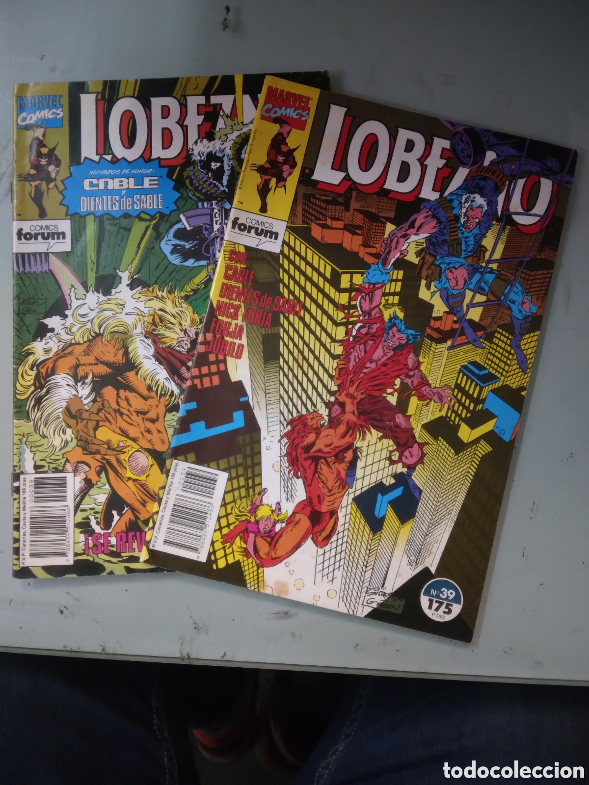 C&oacute;mics: MARVEL COMICS.LOBEZNO, 38 y 39, Grapa 1C - Foto 1