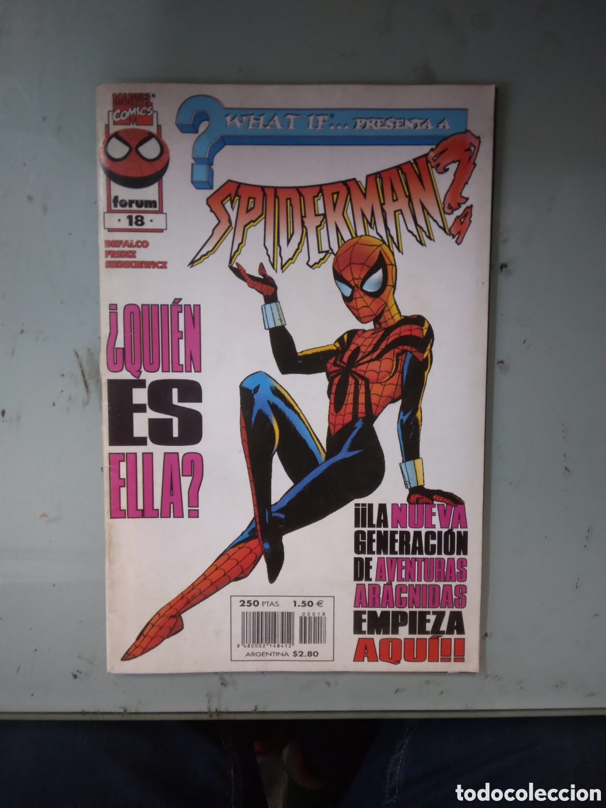 C&oacute;mics: Marvel Comics, Forum, WhatsApp if presenta Spiderman, Grapa 1B - Foto 1