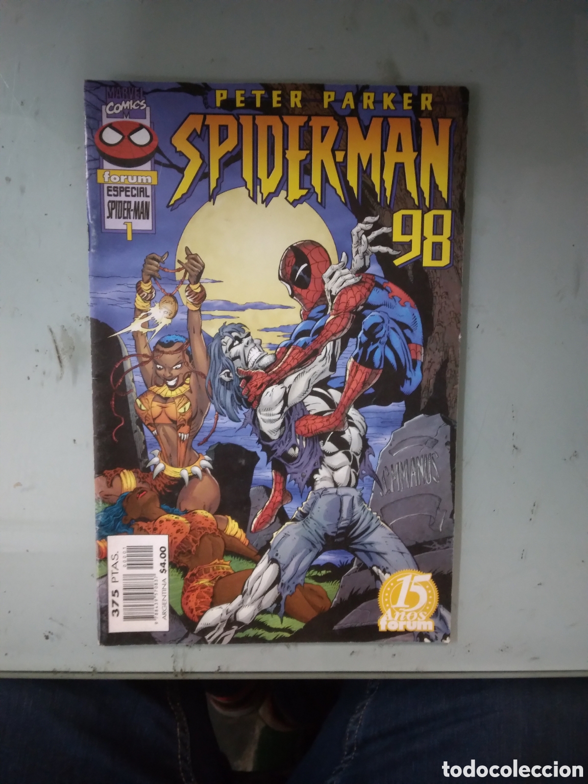 C&oacute;mics: Peter Race, Spiderman 98, Marvel comics, Grapa 1B - Foto 1