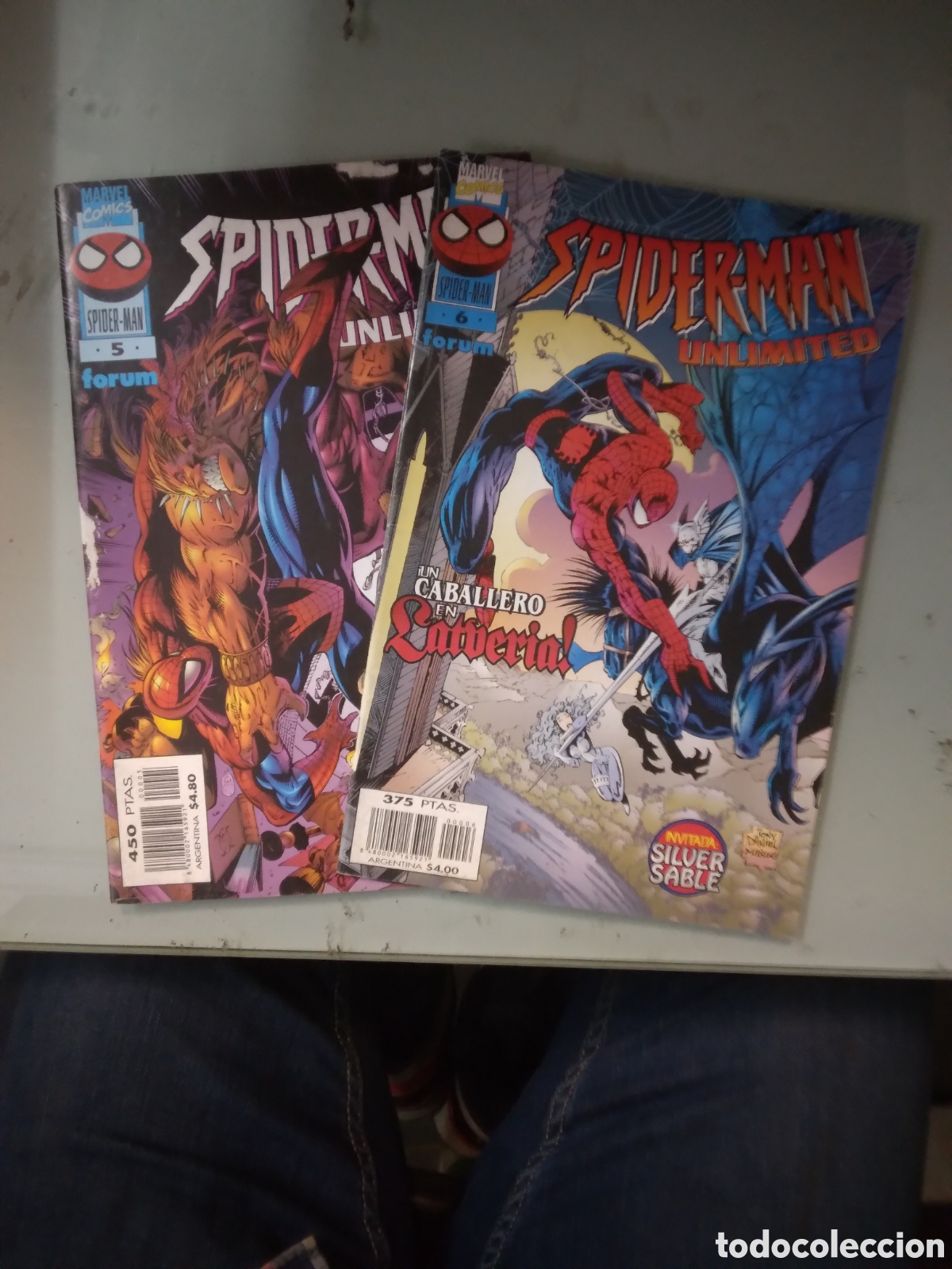 C&oacute;mics: MARVEL COMICS, FORUM, SPIDERMAN UNLIMITED 5 y 6, Grapa 1B - Foto 1