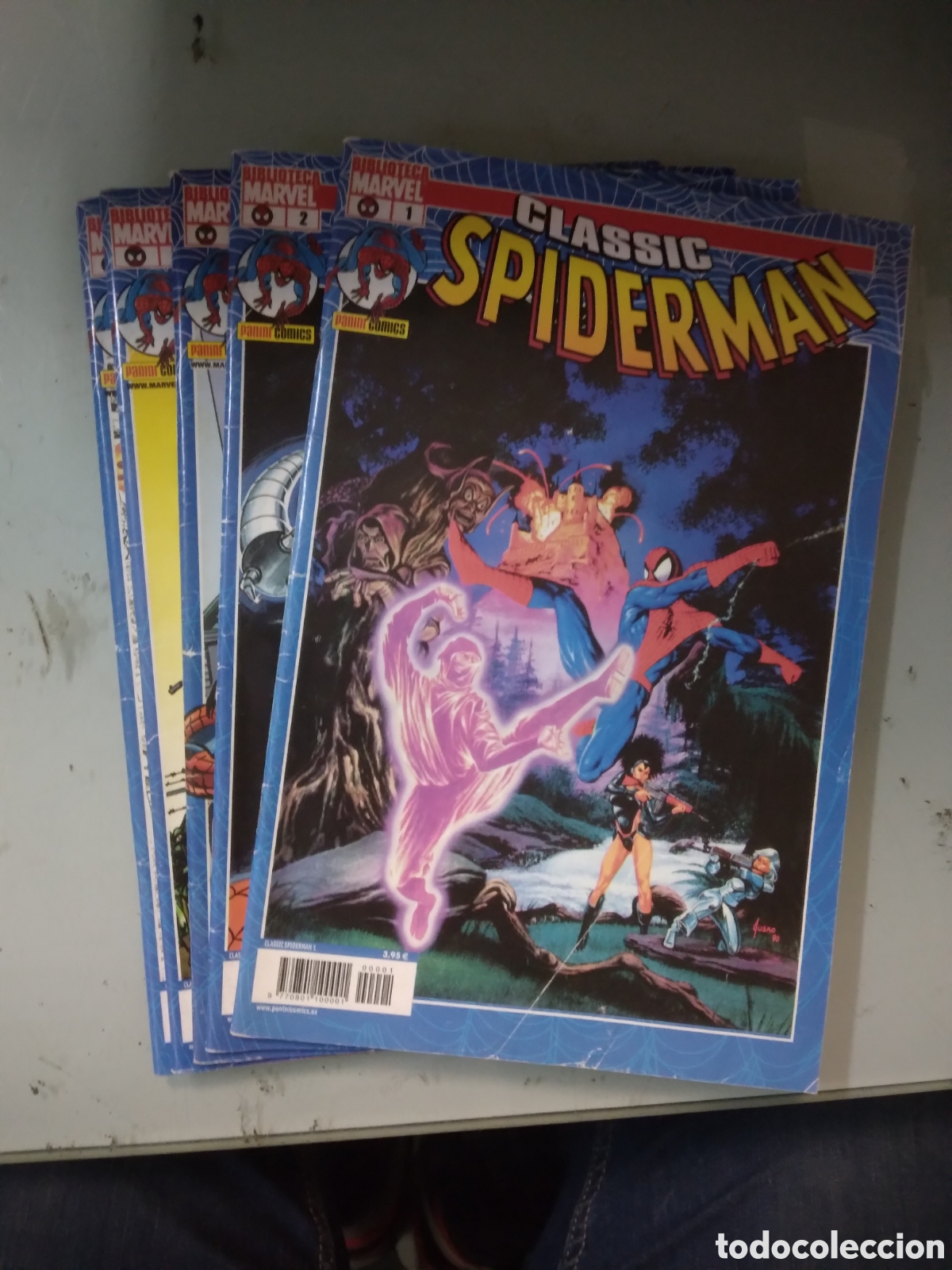 C&oacute;mics: Biblioteca Marvel, Panini Comics,Classic Spiderman, Grapa 1B