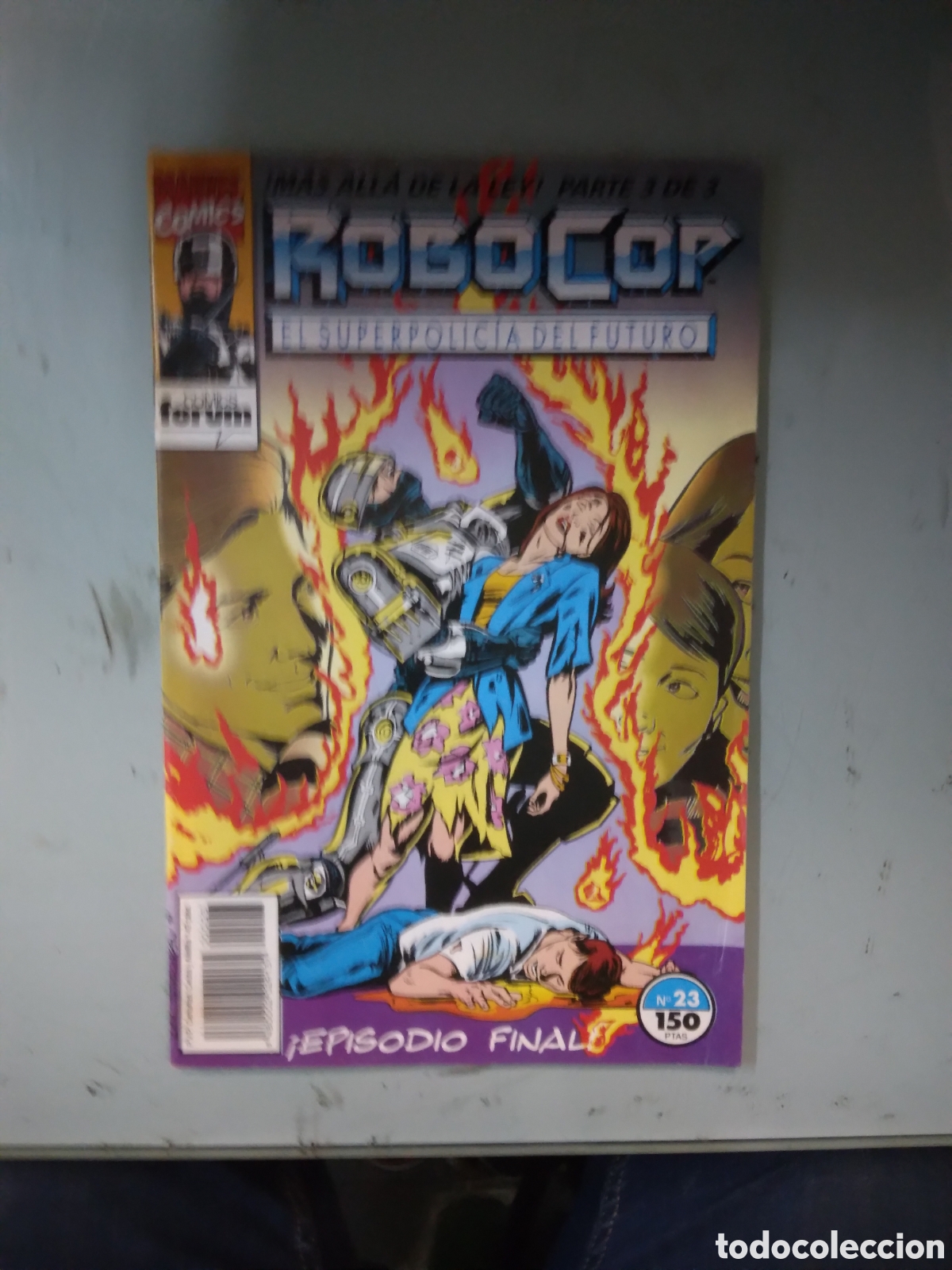 C&oacute;mics: Marvel Comics, Robocop, 23, Grapa 1B - Foto 1