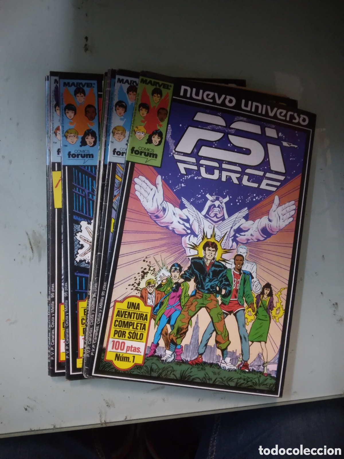 C&oacute;mics: Marvel, Comics Forum, Nuevo Universo, PSI Force, 1 al 11,Grapa 1B - Foto 1