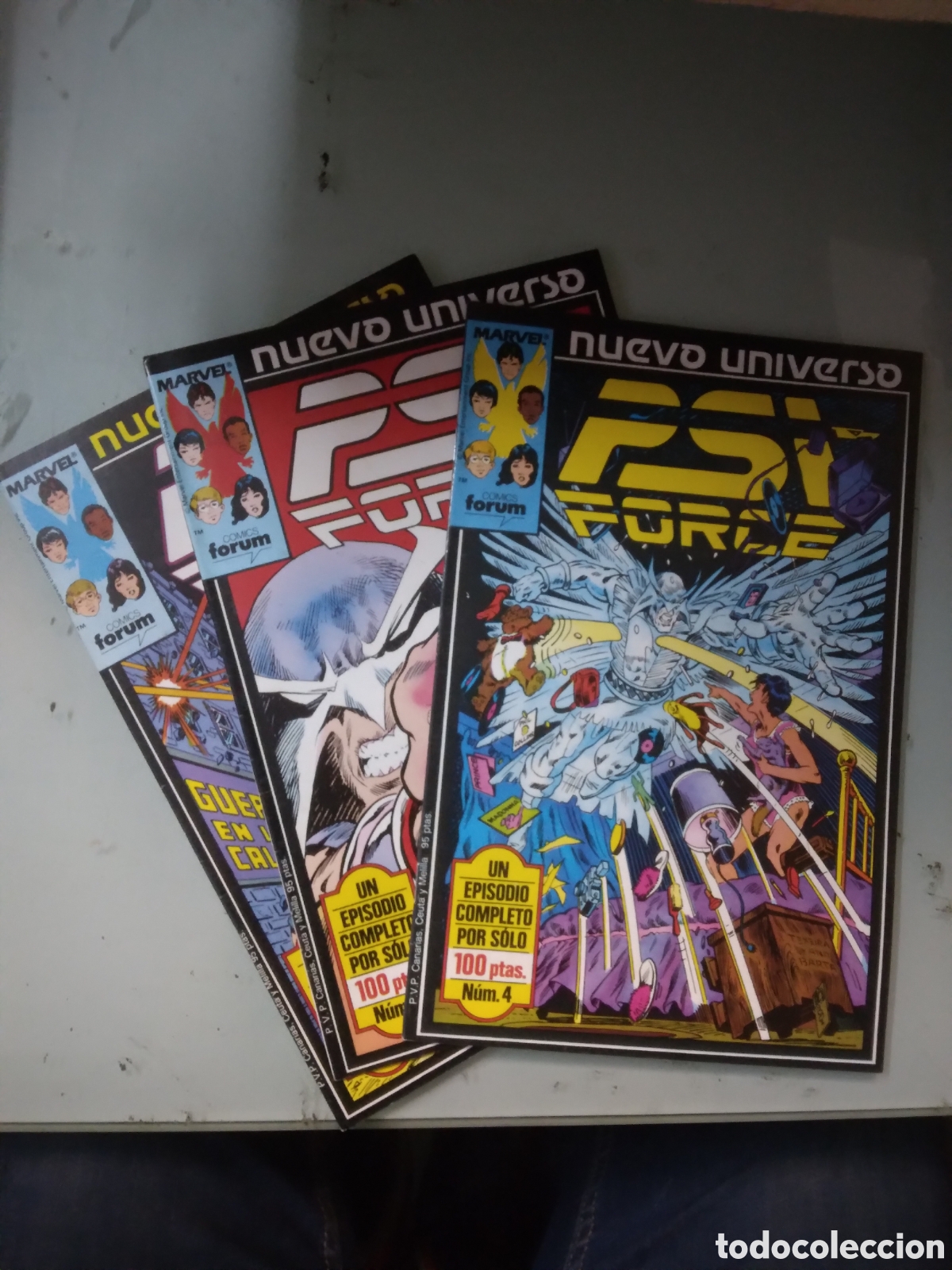 C&oacute;mics: Marvel, Comics Foru.PSI Force, 2,3 y 4,Grapa 1B - Foto 1