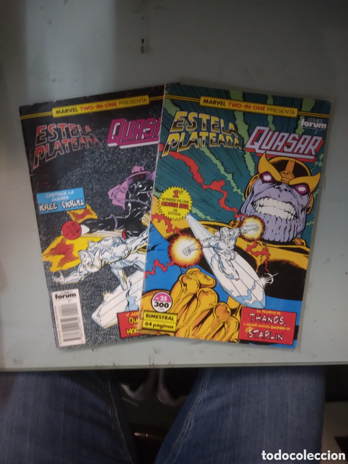C&oacute;mics: Comics Forum, Estela Plateada Quasar, 22 y 25, Grapa 1C - Foto 1