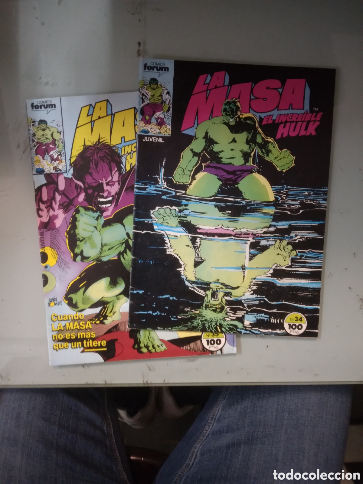 C&oacute;mics: Comics Forum, La.masa el incre&iacute;ble Hulk 34 y 34,Grapa 1C - Foto 1