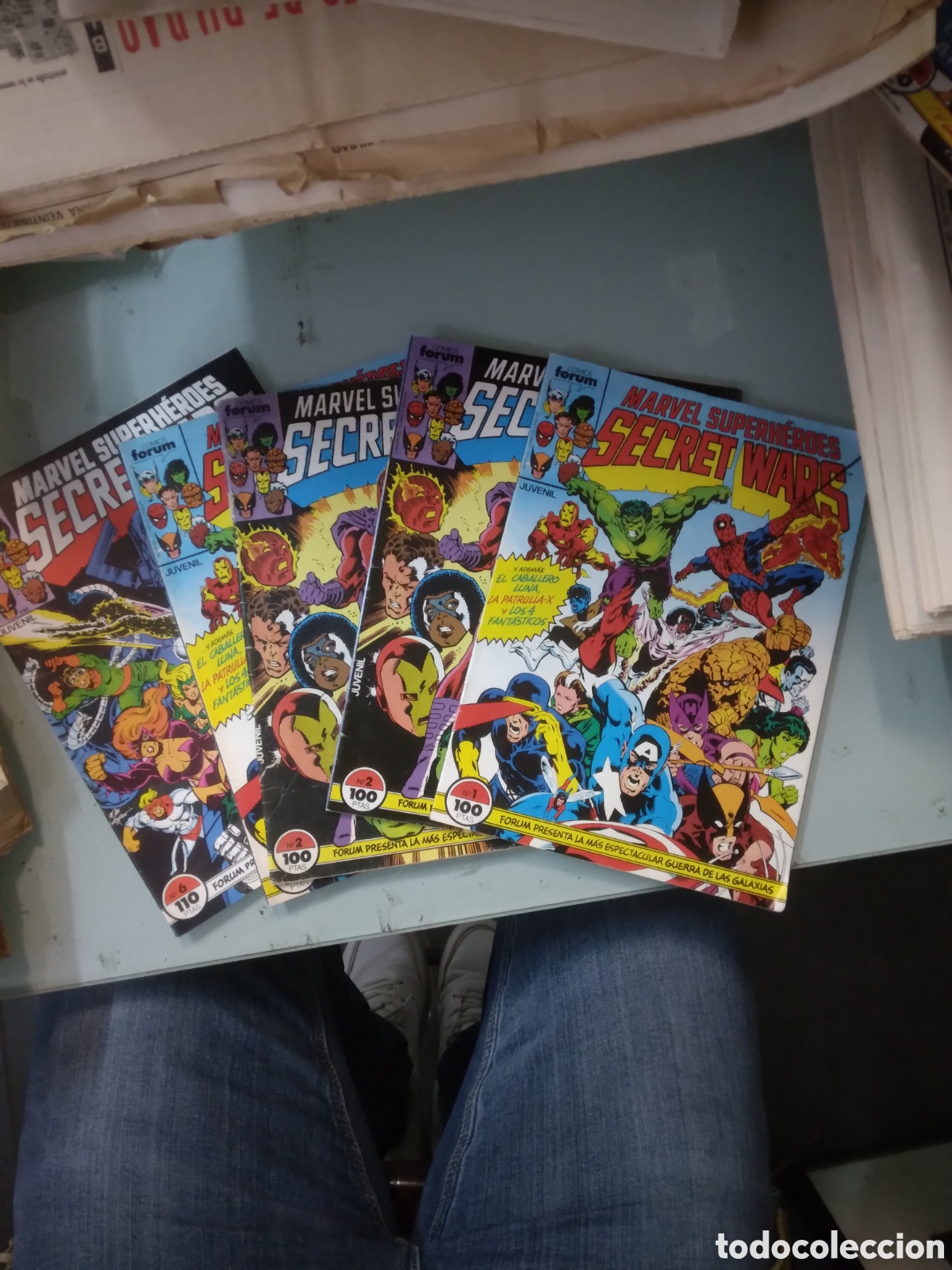 C&oacute;mics: Marvel superheroes Secret Wars, 1.2.y 6, Grapa 1D - Foto 1
