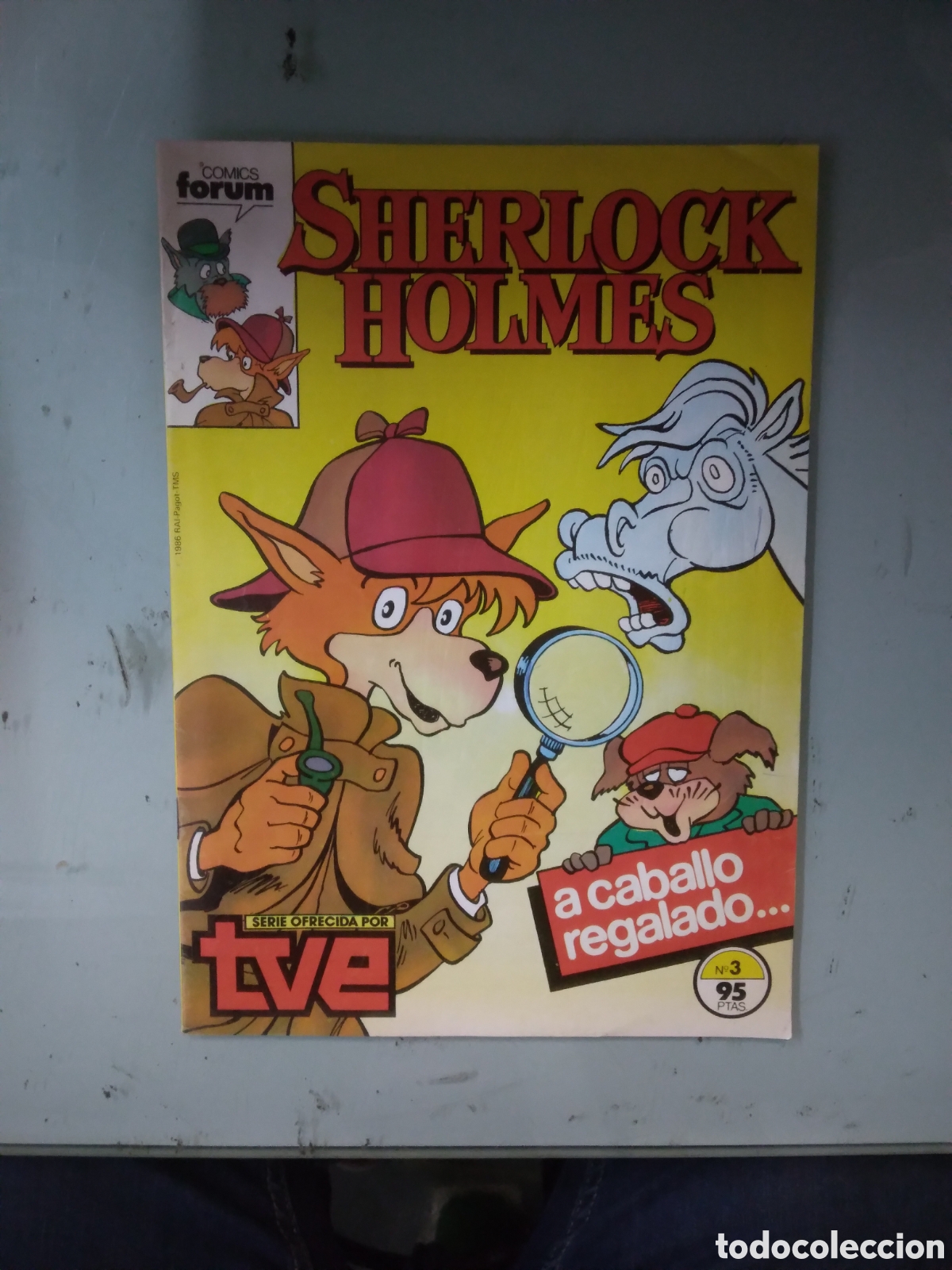 C&oacute;mics: Comics Forum, Sherlock Holmes, 3, Grapa 1D - Foto 1