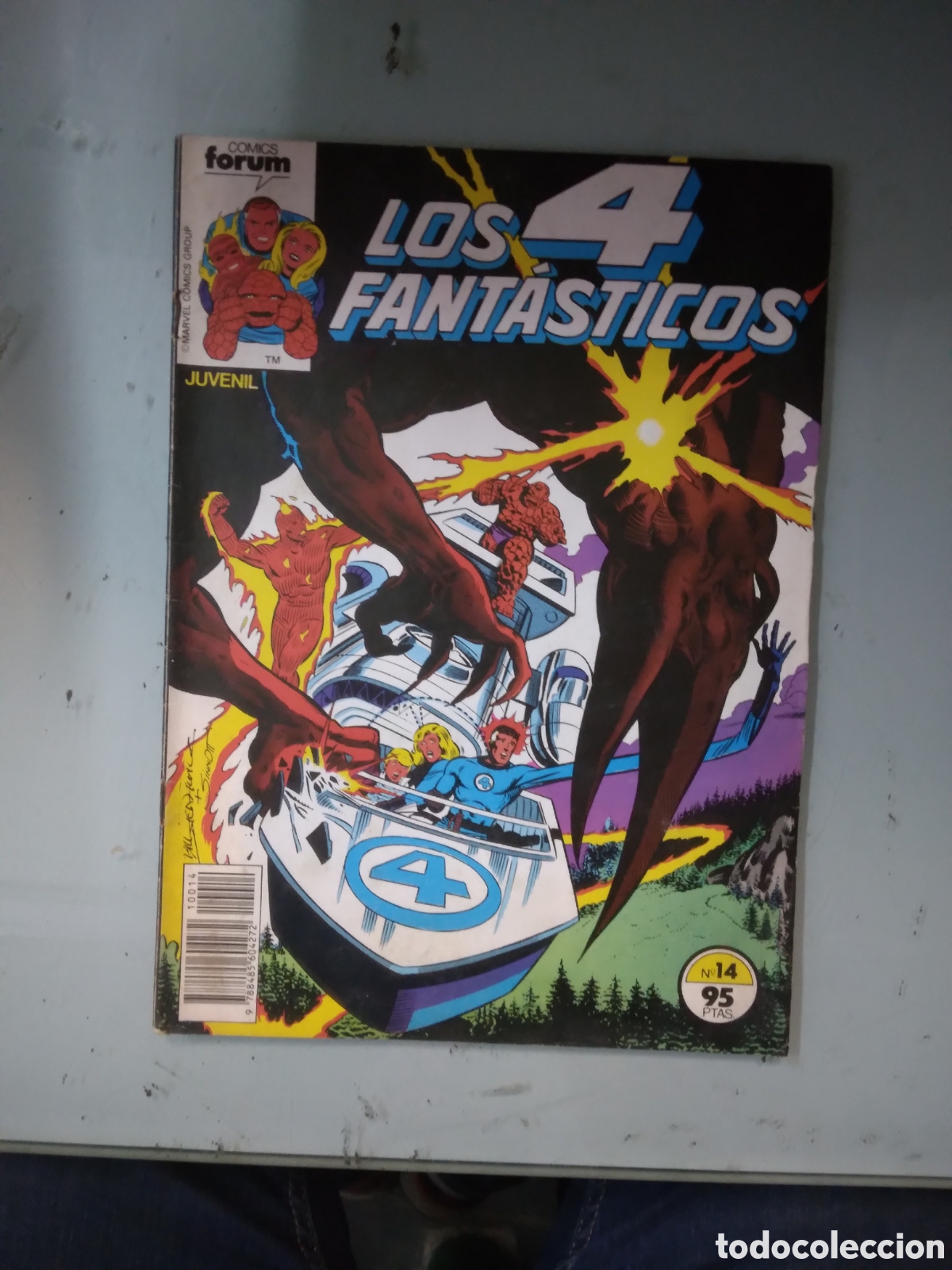 C&oacute;mics: Comics Forum, Los 4 fant&aacute;sticos, 14, Grapa 1D - Foto 1