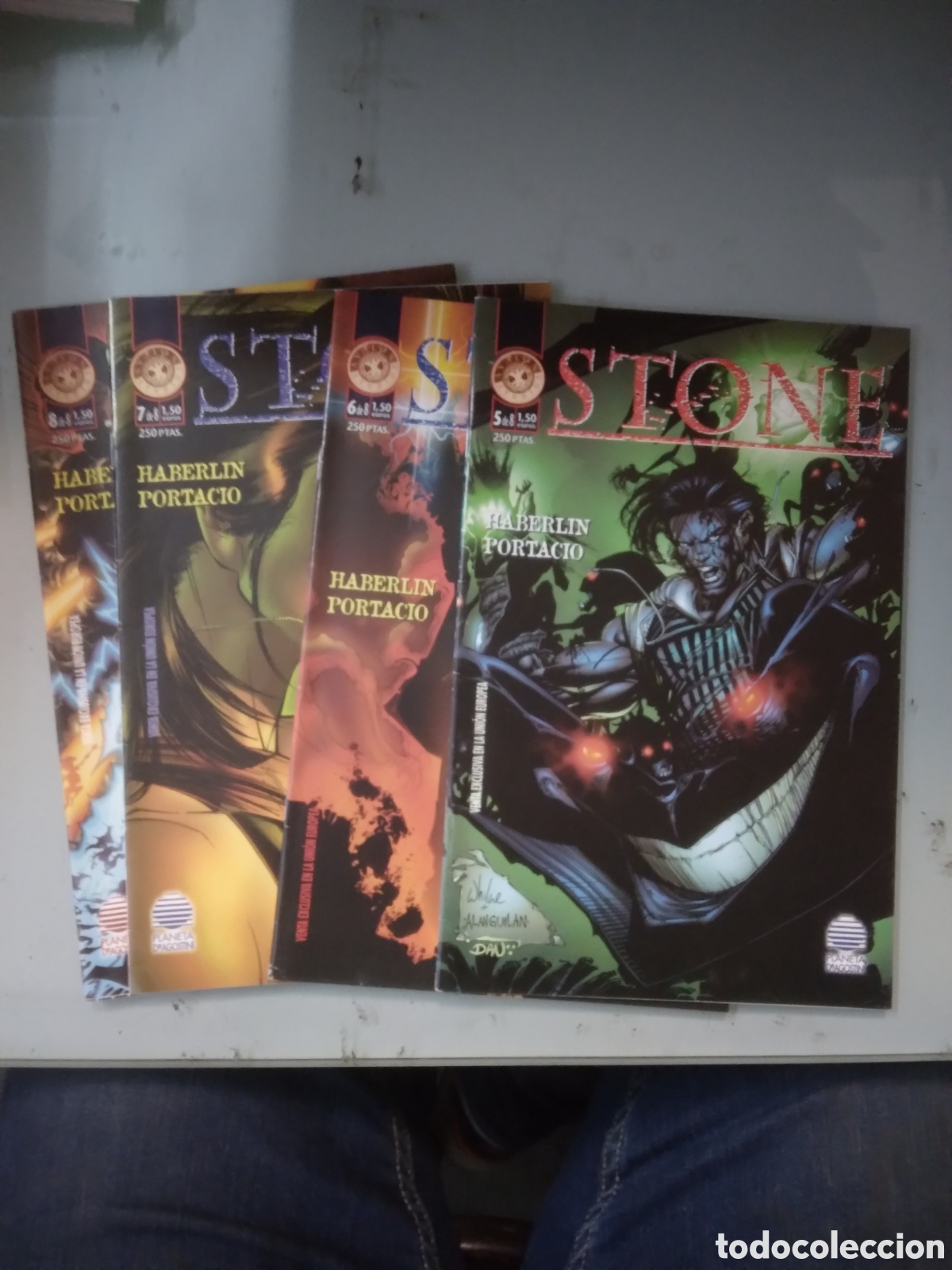C&oacute;mics: Agostini, Stone, 5 al 8, Grapa 1D - Foto 1