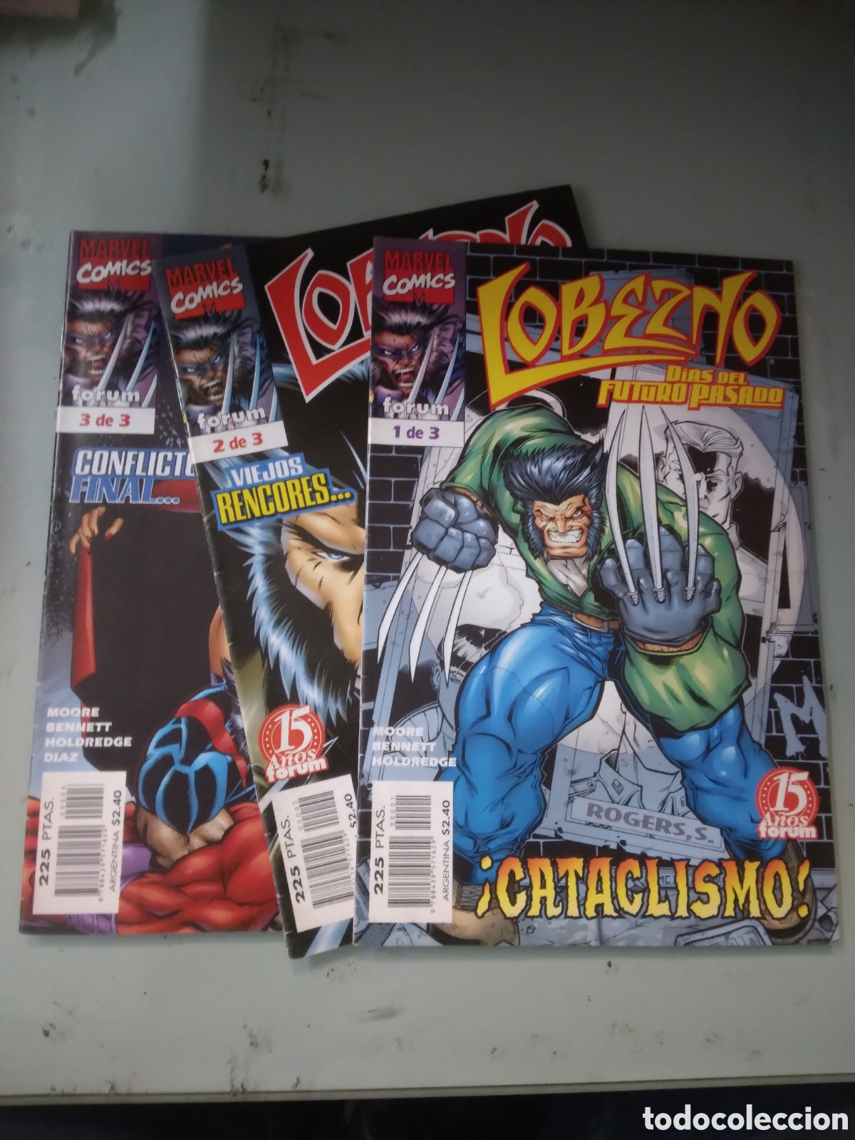 C&oacute;mics: Marvel Comics, 1 al 3,Lobezno d&iacute;as del.futuro pasado Grapa 1D