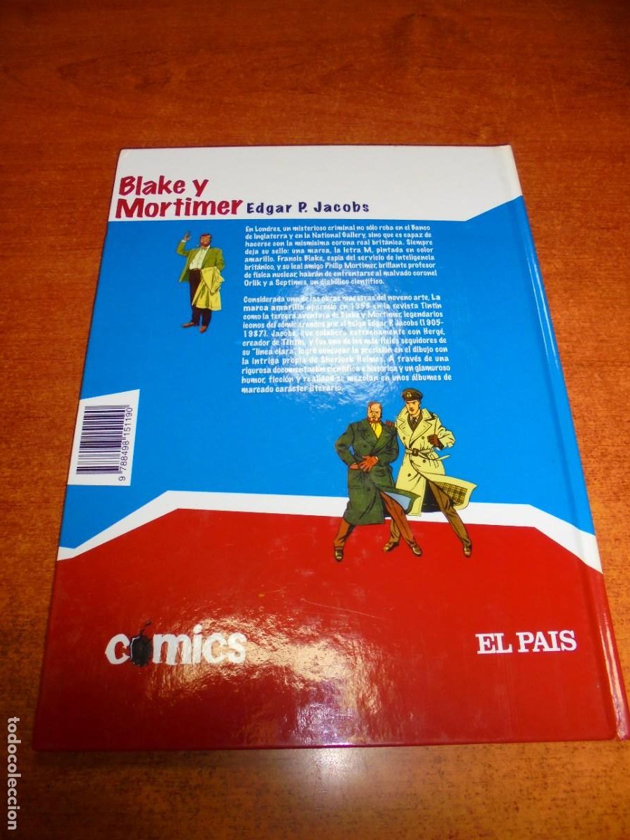 C&oacute;mics: EL PA&Iacute;S C&Oacute;MICS 7. BLAKE Y MORTIMER. LA MARCA AMARILLA. EDGAR P. JACOBS. - Foto 5