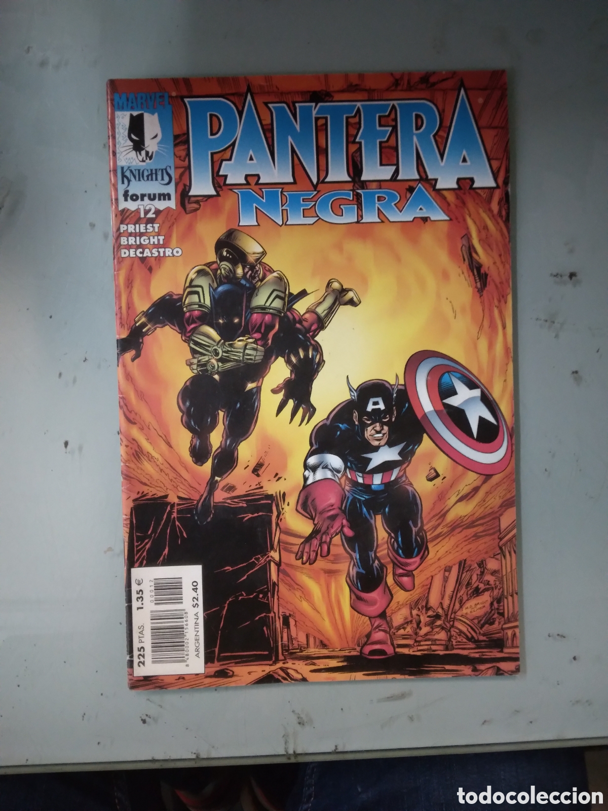 C&oacute;mics: Marvel, Knights, Forum, 12, Pantera negra, Grapa 1E - Foto 1