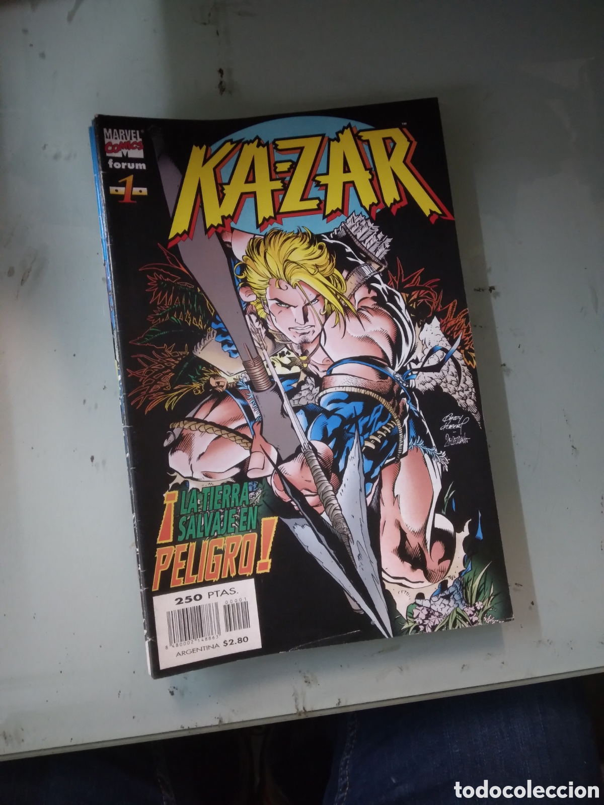 C&oacute;mics: Marvel C&oacute;mics, Forum, Kazar 1 al 20, Grapa 1E - Foto 1