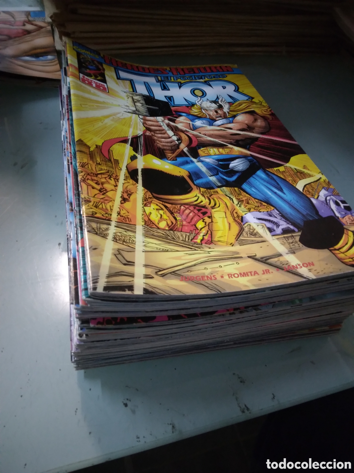 C&oacute;mics: Marvel Comics, Forum, H&eacute;roes retorno, El.poderoso Thor, 1 al 45, Grapa 1F - Foto 2