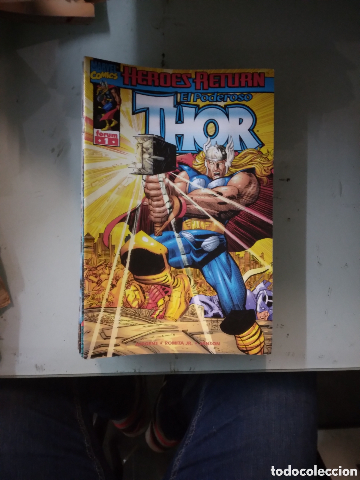 C&oacute;mics: Marvel Comics, Forum, H&eacute;roes retorno, El.poderoso Thor, 1 al 45, Grapa 1F - Foto 3