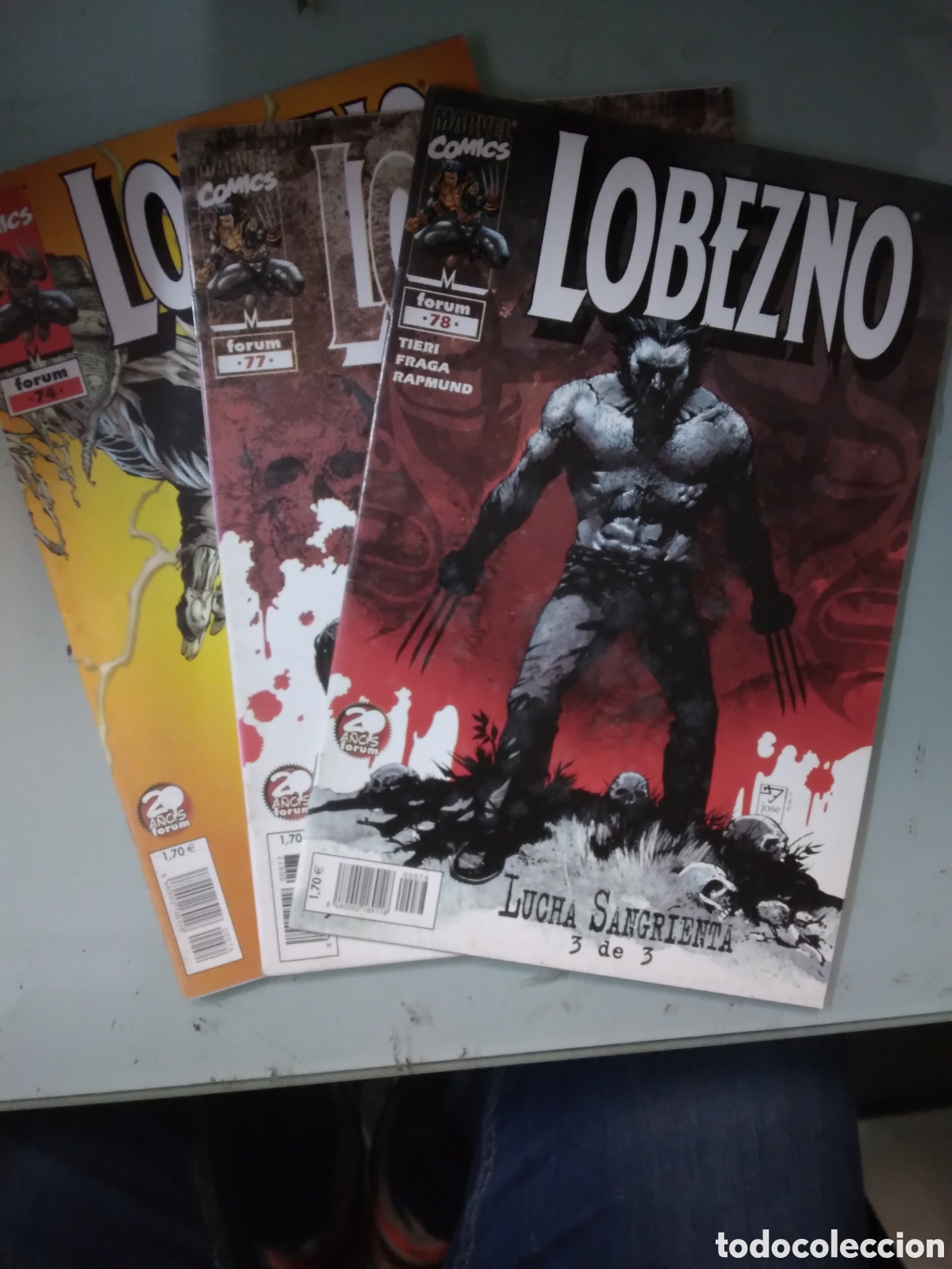 C&oacute;mics: Marvel Comics, Forum , Iberia, Lobezno, 74,77,78, Grapa 1E - Foto 1