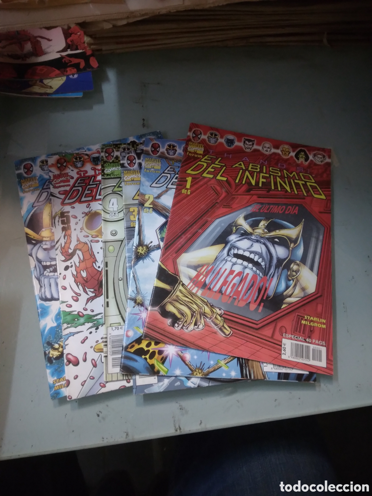 C&oacute;mics: Marvel Comics, THANOS,El abismo del infinito, 1 al 6, Grapa 1F - Foto 1