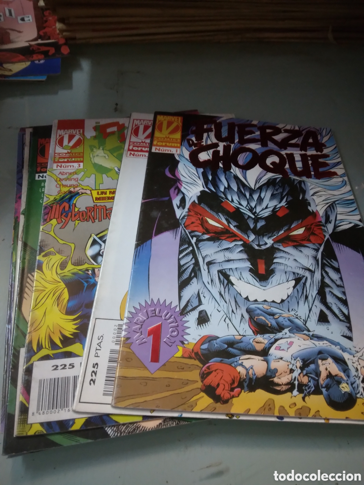 C&oacute;mics: MARVEL COMICS FORUM, Fuerza de Choque, 1 al 8, Grapa 1F - Foto 1