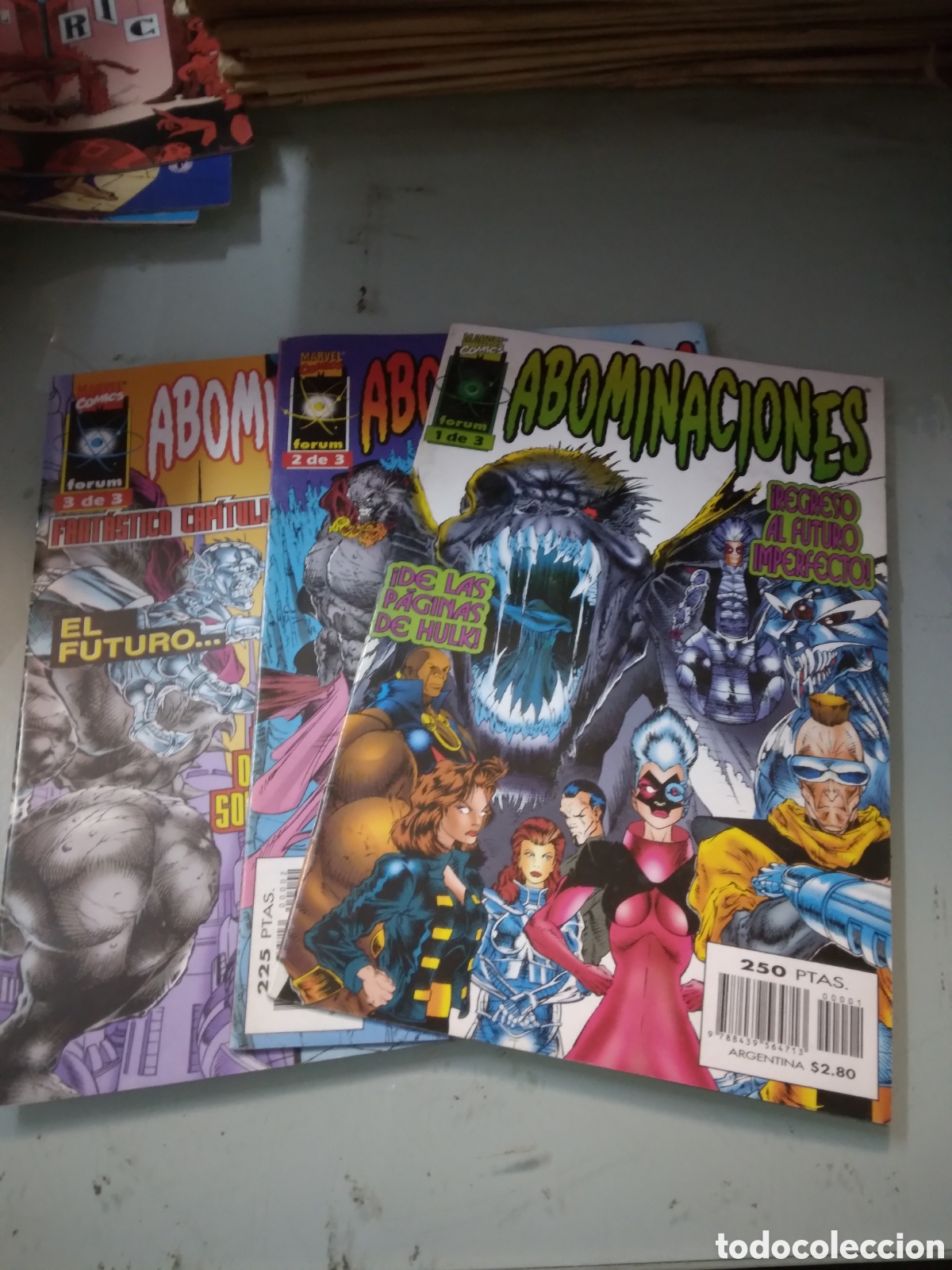 C&oacute;mics: Marvel.comics Forum, Abominaciones 1 al 3, Grapa 1F - Foto 1