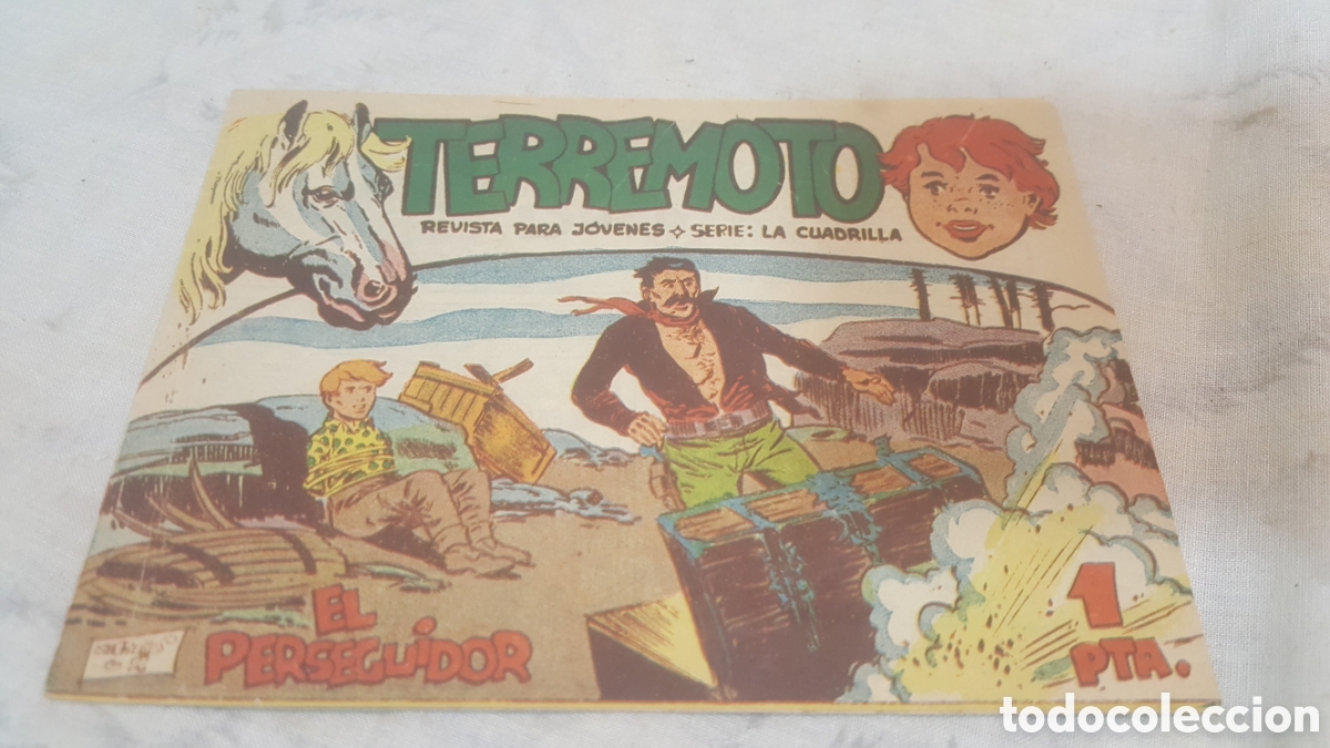 C&oacute;mics: TERREMOTO. EL PERSEGUIDOR, SERIE: LA CUADRILLA - Foto 1