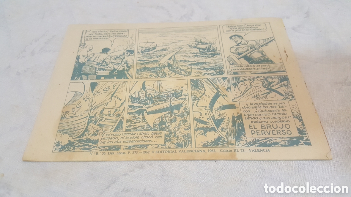 C&oacute;mics: EL CAPIT&Aacute;N L&Aacute;TIGO N&deg;20. FUEGO EN EL MAR - Foto 2