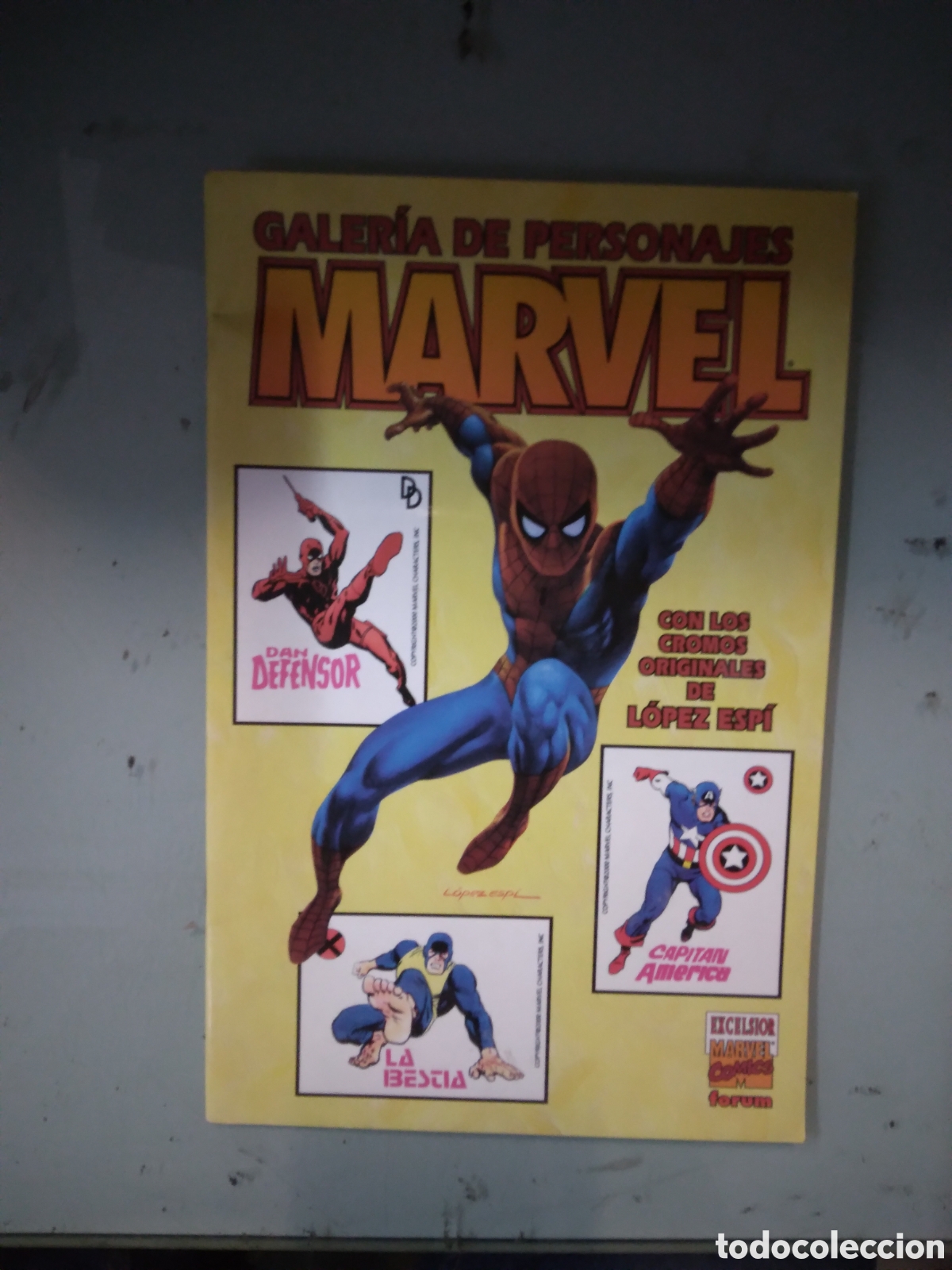 C&oacute;mics: Excelsior, Marvel Comics Forum Galer&iacute;a de personajes Marvel, Grapa 1F - Foto 1