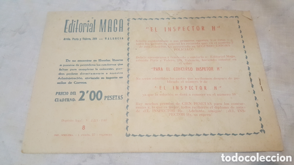 C&oacute;mics: INSPECTOR &rdquo;H&rdquo;, MISTERIO EN EL BARRIO CHINO. - Foto 2