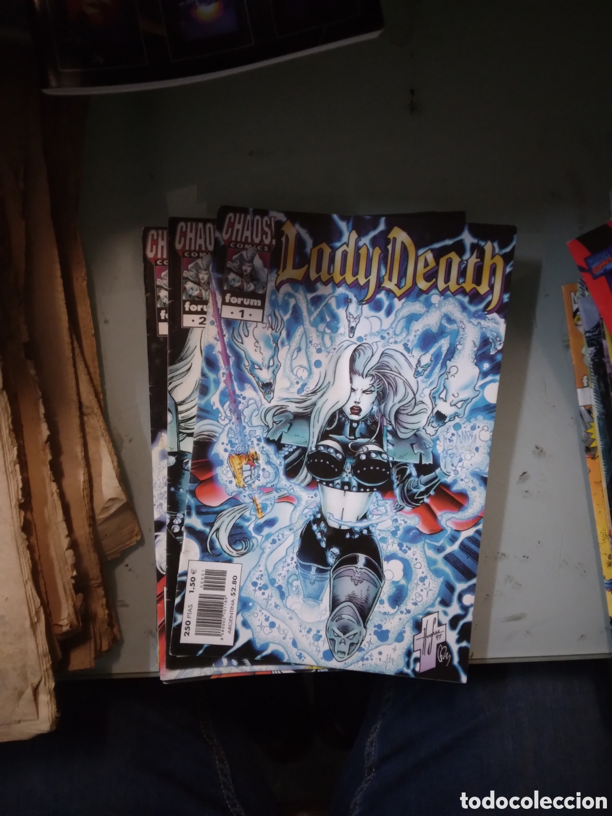 C&oacute;mics: Marvel Comics Forum, Lady Death,Chaos, 1 al 12, Grapa 1G - Foto 1