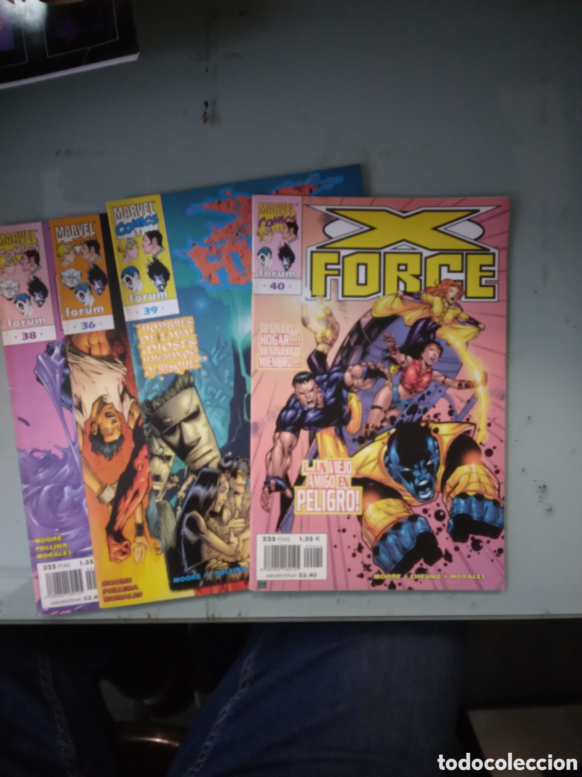 C&oacute;mics: Marvel Comics Forum, X Force, 36,38,39,40,Grapa 1G - Foto 1