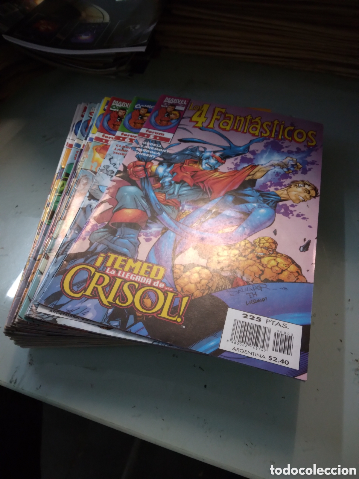 C&oacute;mics: Marvel Comics Forum, Los 4 fant&aacute;sticos, Vol III,. 5 al 34, Grapa 1G - Foto 2