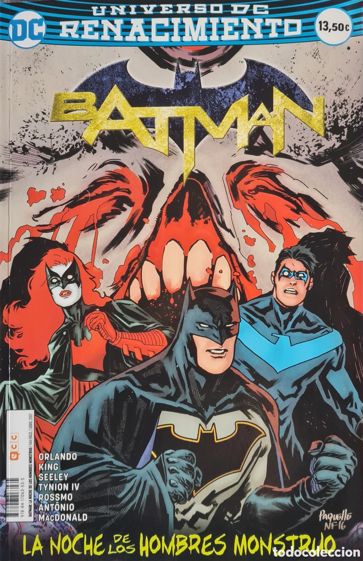 C&oacute;mics: Batman Renacimiento: La noche del hombre monstruo - Foto 1