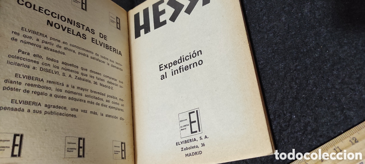 C&oacute;mics: Hessa, Expedici&oacute;n al infierno. Ed El Viberia 1977 - Foto 5