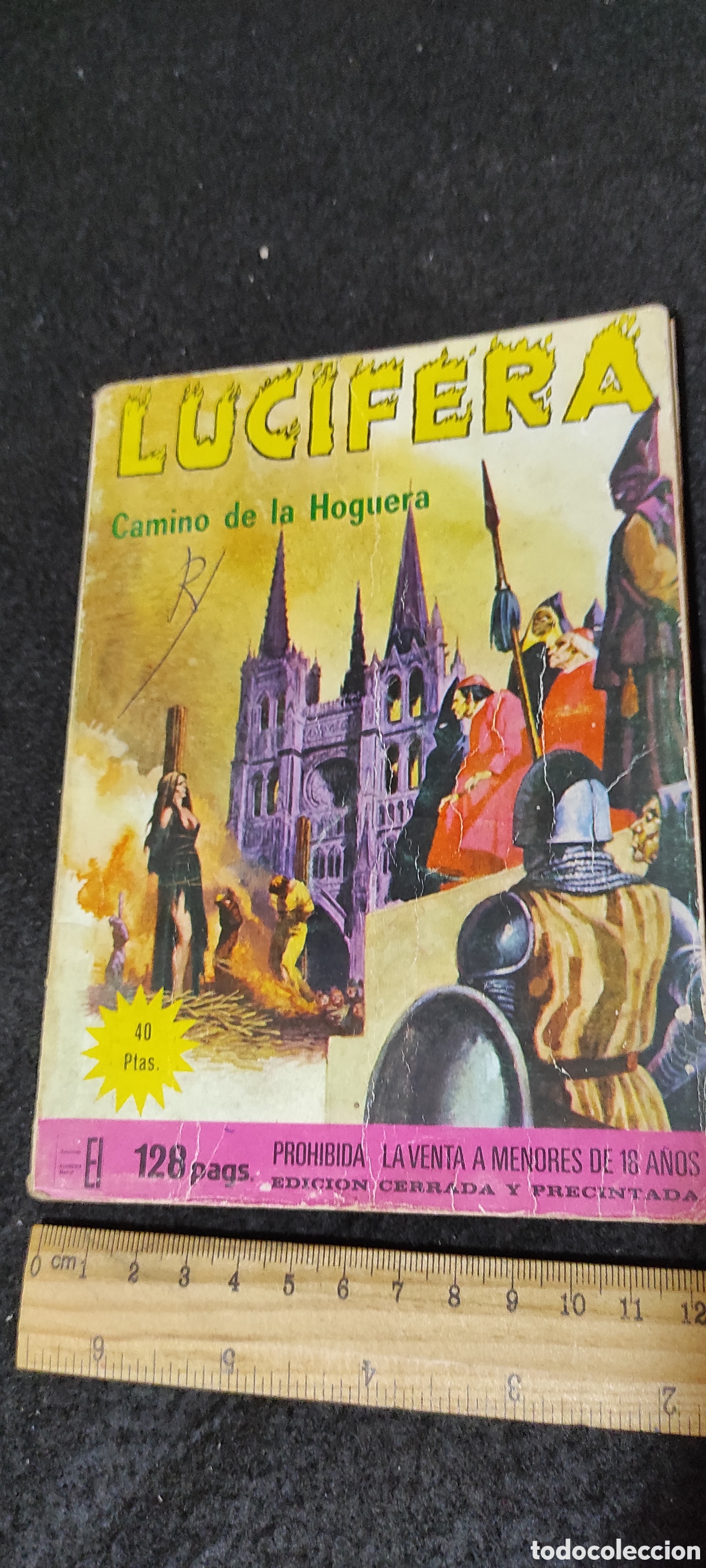 C&oacute;mics: Lucifera, Camino de la hoguera. Ed Elviberia 1976 - Foto 1