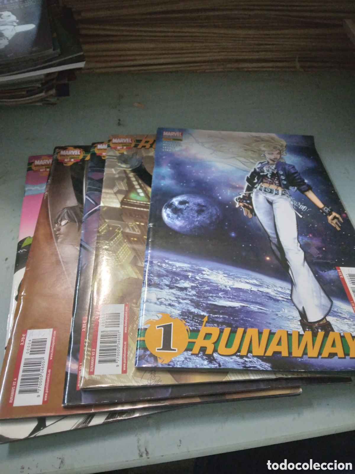 C&oacute;mics: Marvel.Comics,Panini,Runaways, 1 al 5, Grapa 1G - Foto 2