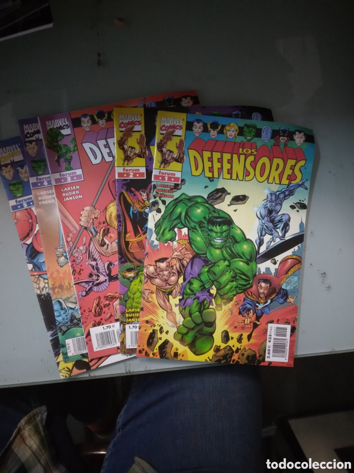 C&oacute;mics: Marvel Comics Forum, Los defensores, 1 al 5, Los defensores, Grapa 1G - Foto 1