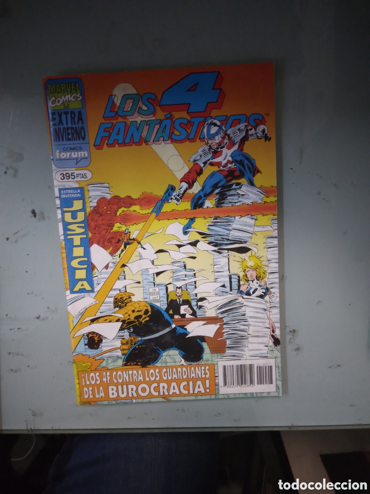 C&oacute;mics: Marvel Comics Forum, Los 4 fant&aacute;sticos, extra invierno, Grapa 1H - Foto 1