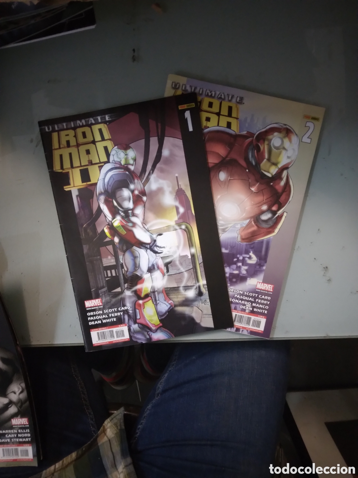 C&oacute;mics: Marvel Comics,Ultimate, Iron Man 1 y 2, Grapa 1H - Foto 1