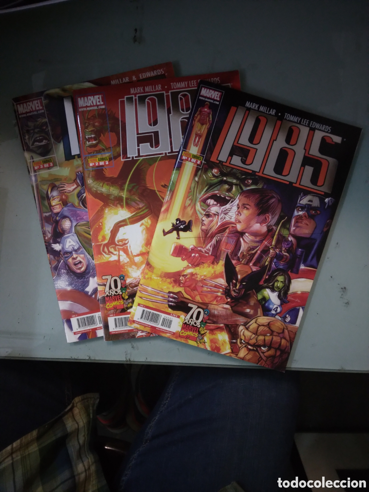 C&oacute;mics: Marvel, Panini, 1985,1 al 3,Mark Millar, Grapa 1H - Foto 1