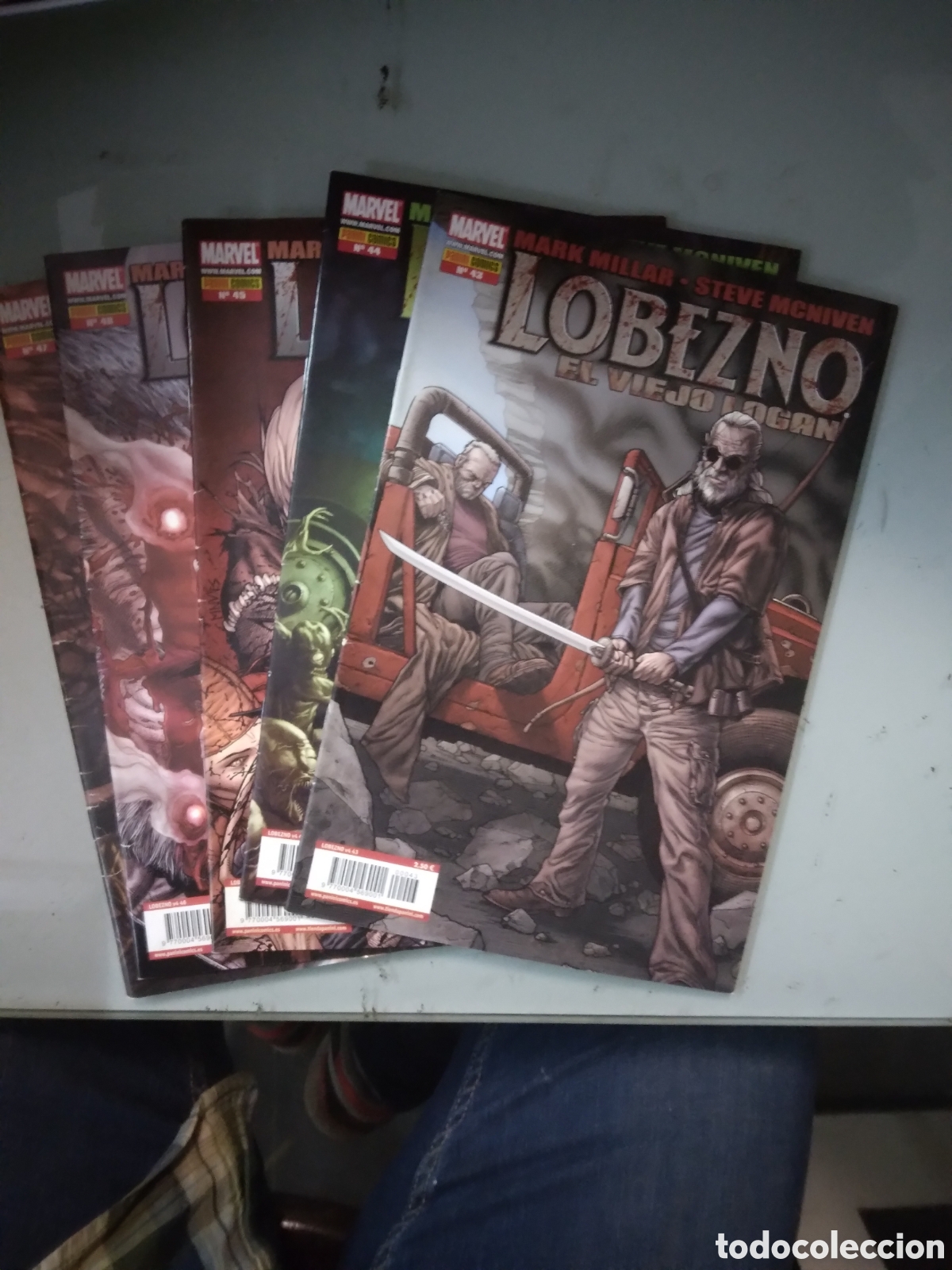 C&oacute;mics: Marvel Comics Panini, Mark Millar, Lobezno, 43.44.45.46 y 47. GRAPA 1H - Foto 1