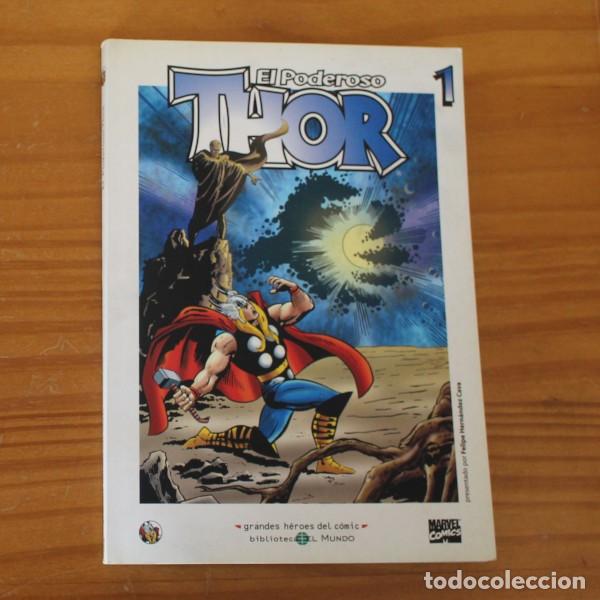 C&oacute;mics: EL PODEROSO THOR 1 GRANDES HEROES DEL COMIC BIBLIOTECA EL MUNDO 41 - Foto 1